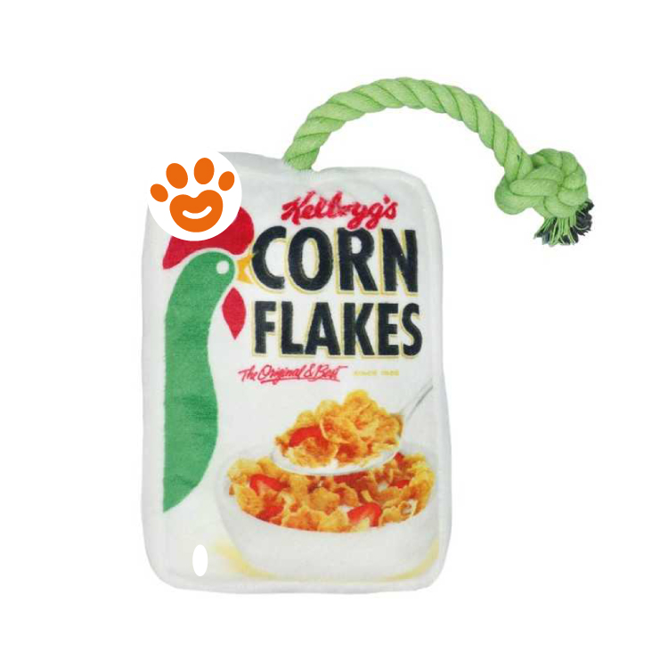 Giocattolo per cani a forma di Corn Flakes