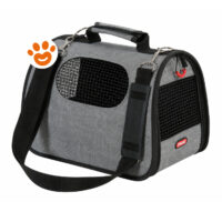 Borsa trasportino grigia per animali domestici
