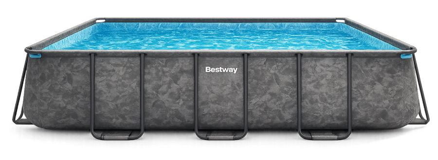 Piscina fuori terra rettangolare Bestway con struttura metallica
