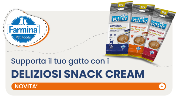 Snack cream VetLife per gatti Farmina