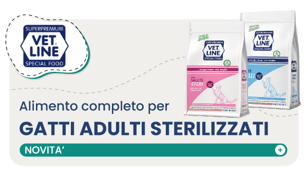 Crocchette Vet Line per gatti adulti sterilizzati