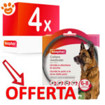 Offerta collare medicato Beaphar per cani 4x
