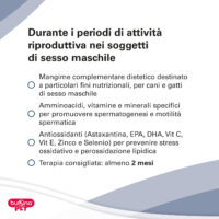 Integratore per fertilità maschile cani e gatti