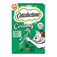 Confezione Catisfactions Creamy snack per gatti