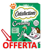 Confezione Catisfactions Creamy con scritta Offerta