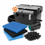 Kit filtro per laghetto con pompa e spugne