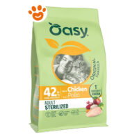 Sacco crocchette Oasy gatto adulto sterilizzato pollo