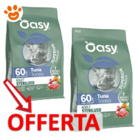 Offerta crocchette gatto Oasy Tuna Adult Sterilized