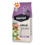 Sacco crocchette gatto Ownat Classic sterilized pollo