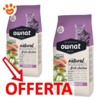 Offerta crocchette per gatti Ownat Classic sterilized