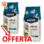 Offerta crocchette Ownat Classic Fish per cani
