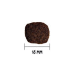 Crocchetta per cani marrone da 18 mm