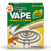 Confezione Vape spirali di carta citronella