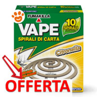 Scatola Vape spirali di carta citronella offerta