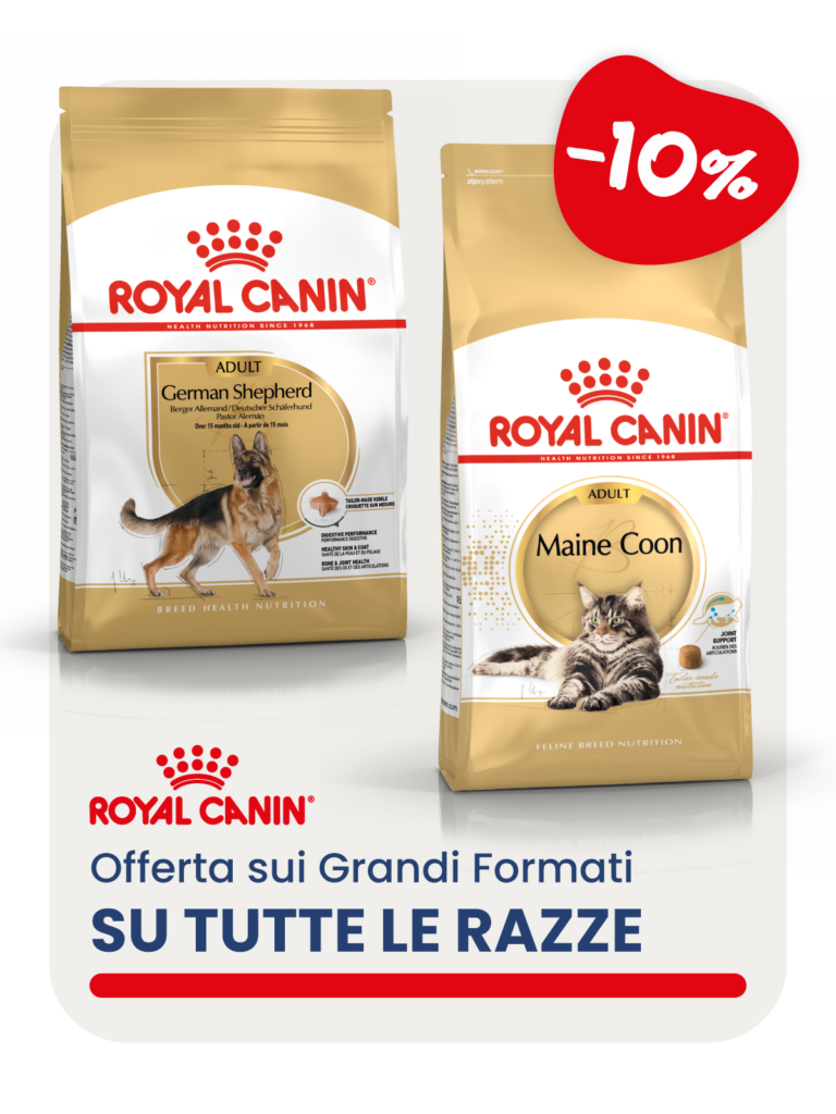 Sacchi Royal Canin cane e gatto sconto 10%