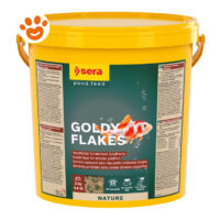 Secchio giallo di mangime Sera Goldy Flakes