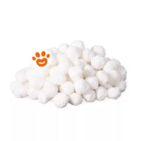 Mucchio di batuffoli di cotone bianchi
