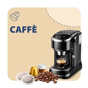 Macchina da caffè espresso con capsule e chicchi