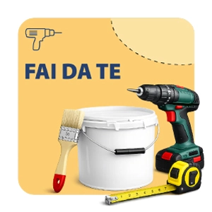 Attrezzi fai da te con secchio e trapano