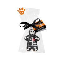 Biscotto a forma di scheletro in confezione regalo