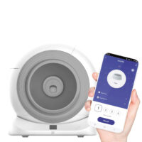 Distributore automatico per animali controllato da smartphone