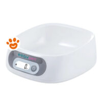 Ciotola digitale Easy Pet bianca con display LCD