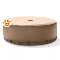 Copertura rotonda beige per piscina gonfiabile Intex