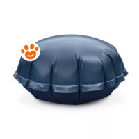 Cuccia gonfiabile blu per animali domestici