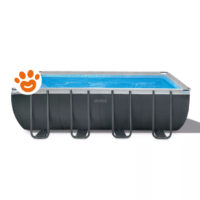 Piscina fuori terra rettangolare Intex con struttura metallica