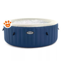 Piscina idromassaggio gonfiabile Intex blu e bianca
