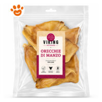 Confezione di orecchie di manzo essiccate per cani