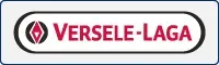 Logo Versele-Laga con icona rossa e nera