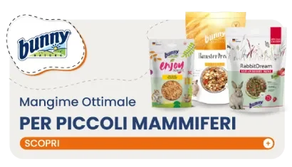 Banner Bunny per alimenti per piccoli mammiferi