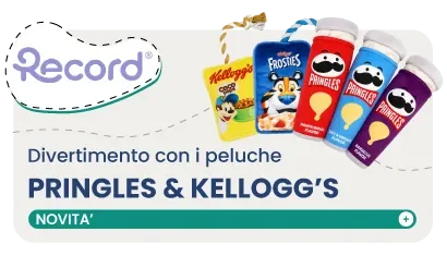 Peluche Pringles e Kellogg’s in promozione Record