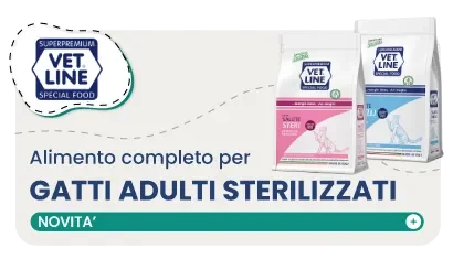 Nuova linea Vet Line per gatti adulti sterilizzati