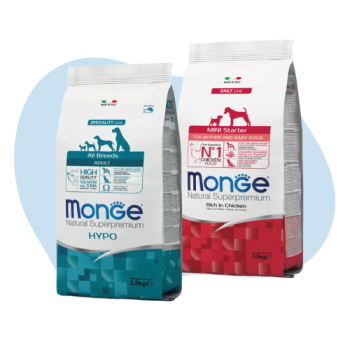 Sacchetti cibo cane Monge Natural Superpremium