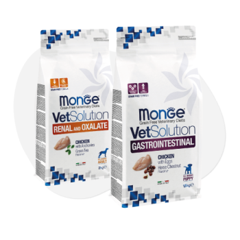 Sacchi Monge VetSolution per cani Renal e Gastrointestinal